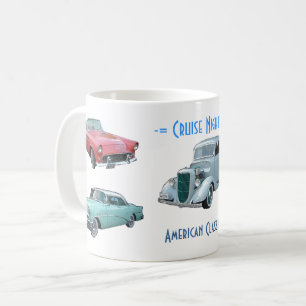 CRUISE NIGHT Classic Cars Tasse