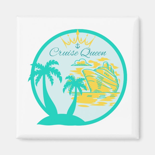 Cruise Queen Door Magnet (Vorne)