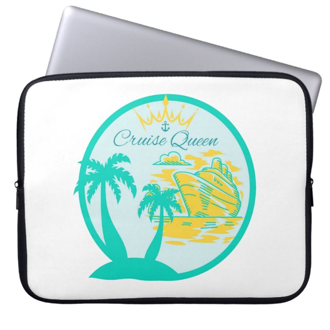 Cruise Queen Laptopschutzhülle (Vorderseite)