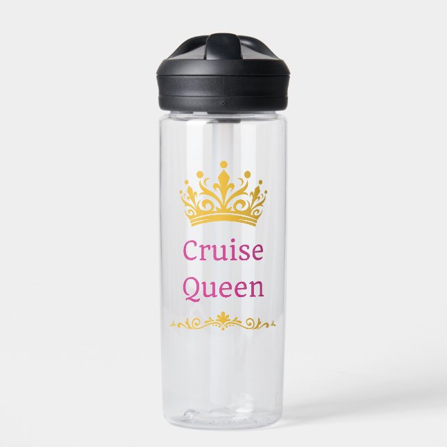 Cruise Queen Trinkflasche (Vorderseite)
