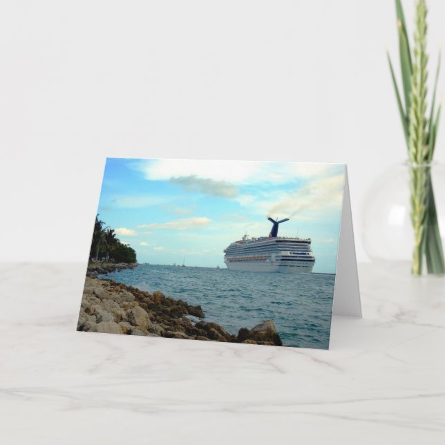 ~Cruise Ship~ GREETCARD, CUSTOMIZE Karte (Vorderseite)