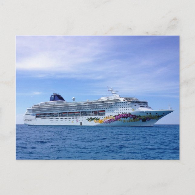 Cruise Ship Postkarte (Vorderseite)