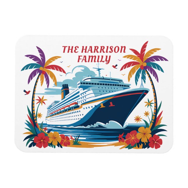 Cruise Ship Stateroom Magnet (Horizontal)