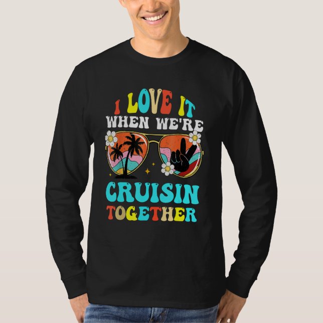 Cruise Ship Vacation Friends Buddies Couples Girl  T-Shirt (Vorderseite)