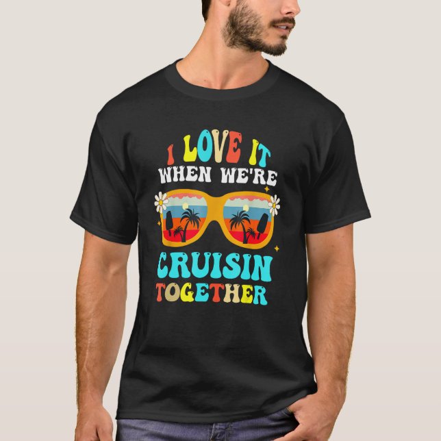 Cruise Ship Vacation Friends Buddies Couples Girl  T-Shirt (Vorderseite)