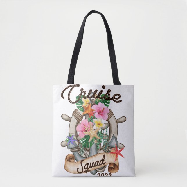 Cruise Squad 2022 Family Cruise Tour Tasche (Vorderseite)