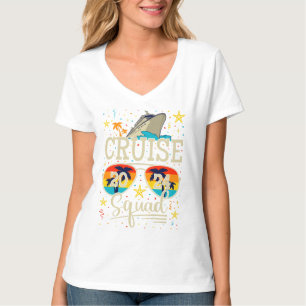 Cruise Squad 2024 Cruising Vacation Women V-Neck T-Shirt