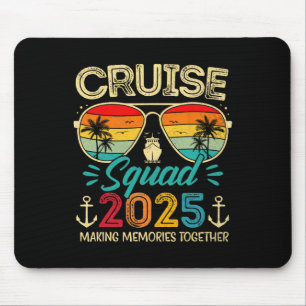 Cruise Squad 2025 Family Group Matching Summer Vac Mousepad