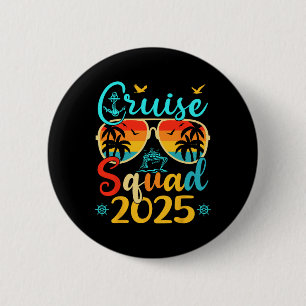 Cruise Squad 2025 Sommerferien Matching Family Button
