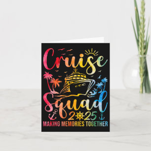 Cruise Squad 2025 Sommerferien Matching Family Karte