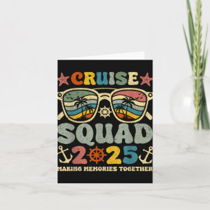 Cruise Squad 2025 Sommerferien Matching Family Karte