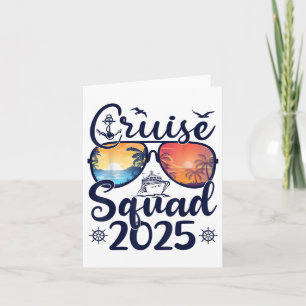 Cruise Squad 2025 Sommerferien Matching Family Karte