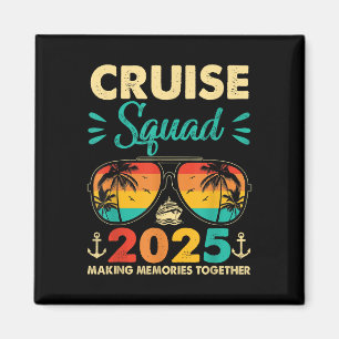 Cruise Squad 2025 Sommerferien Matching Family Magnet