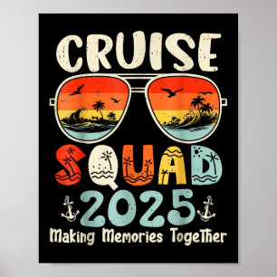 Cruise Squad 2025 Sommerferien Matching Family Poster