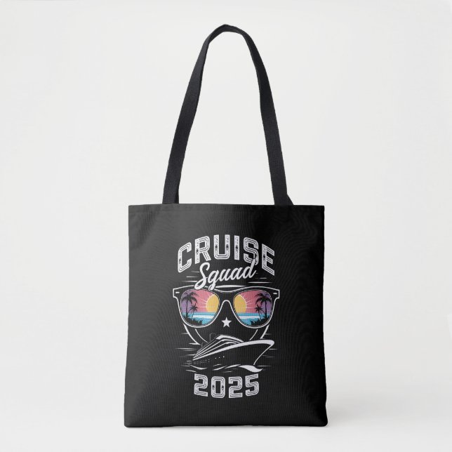Cruise Squad 2025 Sommerferien Matching Family Tasche (Vorderseite)
