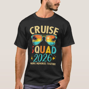 Cruise Squad 2026 Summer Vacation Group Family Mat T-Shirt