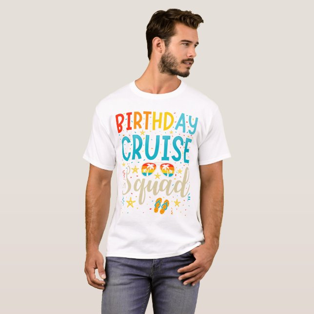 Cruise Squad Cruising Urlaub Männer T-Shirt (Vorne ganz)