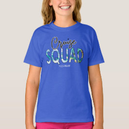 Cruise Squad Personalisiert Team Mate Titel T-Shirt