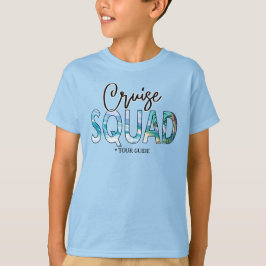 Cruise Squad Personalisiert Team Mate Titel T-Shirt