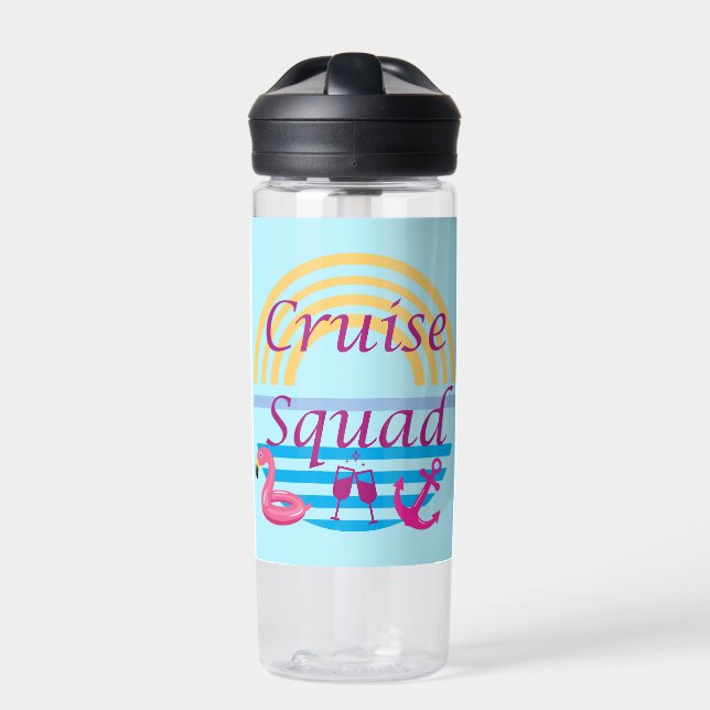 Cruise Squad Trinkflasche (Vorderseite)