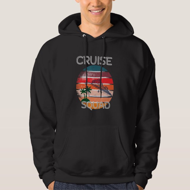 Cruise Squad with Coconut tree Hoodie (Vorderseite)