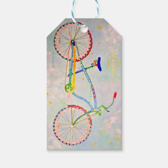 Cruiser Bike-Geschenkstempel Geschenkanhänger (Vorderseite)