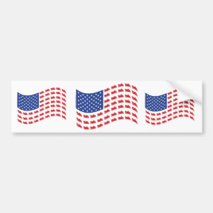 cRUISER-fLAG-wAVE Autoaufkleber
