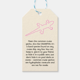 CRUISETIKI! Rosa Gecko Geschenkanhänger