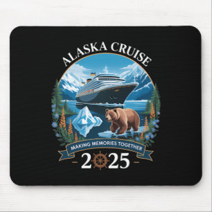 Cruisin Alaska 2025 Familie Alaska Kreuzfahrt Lust Mousepad