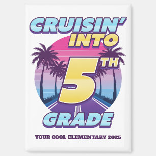 Cruisin 'Back to School 5th Klasse Magnet