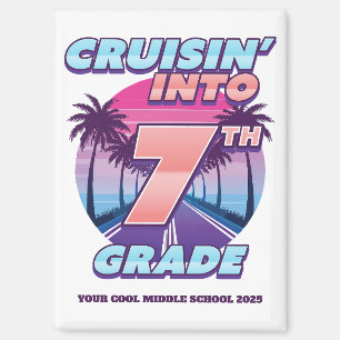 Cruisin 'Back to School 7. Klasse Magnet