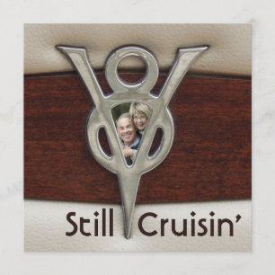 Cruisin Couple Foto-Jubiläumsfeier Einladung