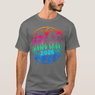 Cruisin Crew 2026 Kreuzfahrt Familie Freunde Urlau T-Shirt