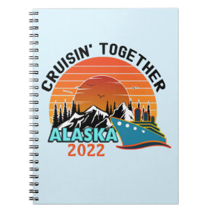 Cruisin Gemeinsam Alaska Reiseurlaub Notizblock