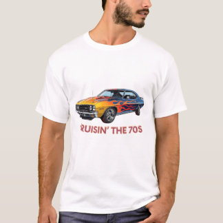 Cruisin" im 70er Retro Muscle Car T - Shirt