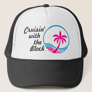Cruisin mit dem Block-Hut Truckerkappe