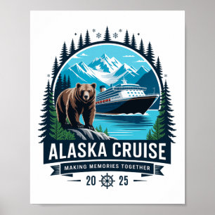 Cruisin Together Alaska 2025 Familie Freund Alaska Poster