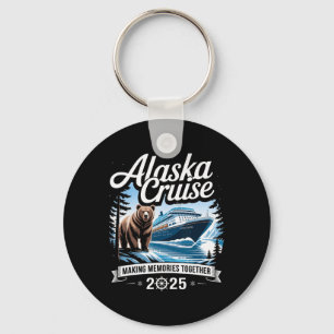 Cruisin Together Alaska 2025 Familie Freund Alaska Schlüsselanhänger