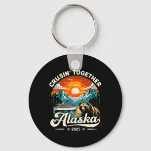 Cruisin Together Alaska 2025 Kreuzfahrt Familie Schlüsselanhänger