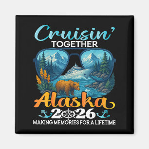 Cruisin Together Alaska 2026 Gruppe Alaska Kreuzfa Magnet