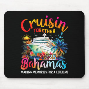 Cruisin Together Bahamas 2025-Shirt Familienkreuzf Mousepad