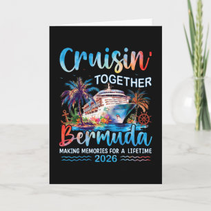 Cruisin 'Together Bermuda 2026 Familienurlaub Reis Karte