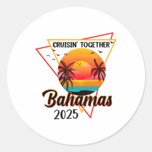 Cruisin Together Hamas 2025 Familie Freund Urlaub Runder Aufkleber