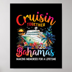 Cruisin Together Hamas 2025-Shirt Familienkreuzfah Poster