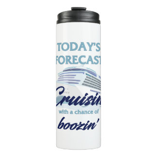 Cruisin 'und Boozin' Lustiger Kreuzfahrt Thermalbe Thermosbecher