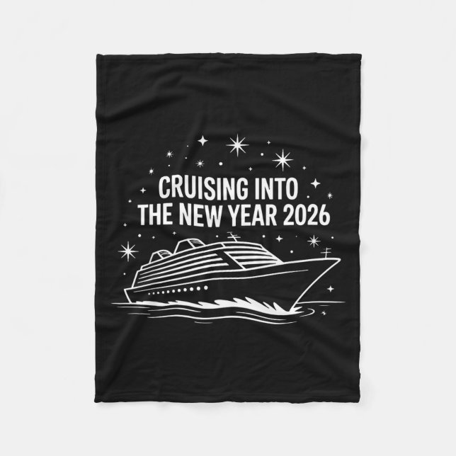 Cruising Into 2026 New Years Eve Family Matching H Fleecedecke (Vorderseite)
