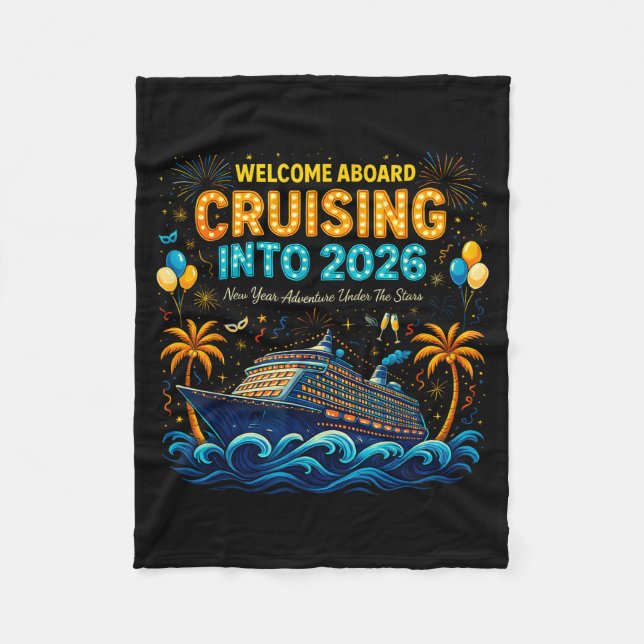 Cruising Into 2026 Trocal New Year Celebration  Fleecedecke (Vorderseite)