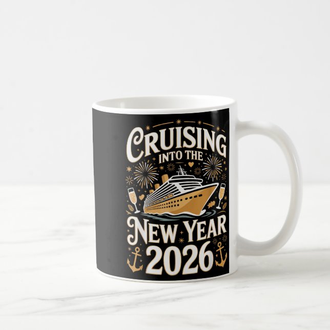 Cruising Into The New Year 2026 Cruise Design  Kaffeetasse (Rechts)