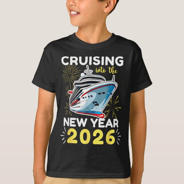 Cruising Into The New Year 2026  T-Shirt (Vorderseite)