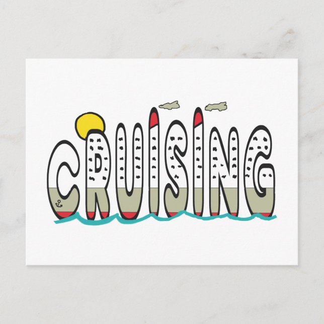 Cruising Postkarte (Vorderseite)